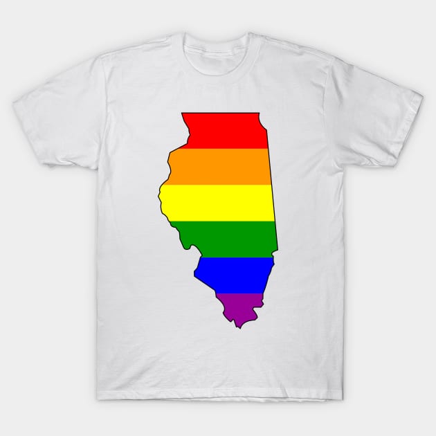 Illinois Pride! T-Shirt by somekindofguru